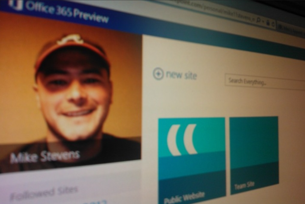My Office 365 Preview site in 2013