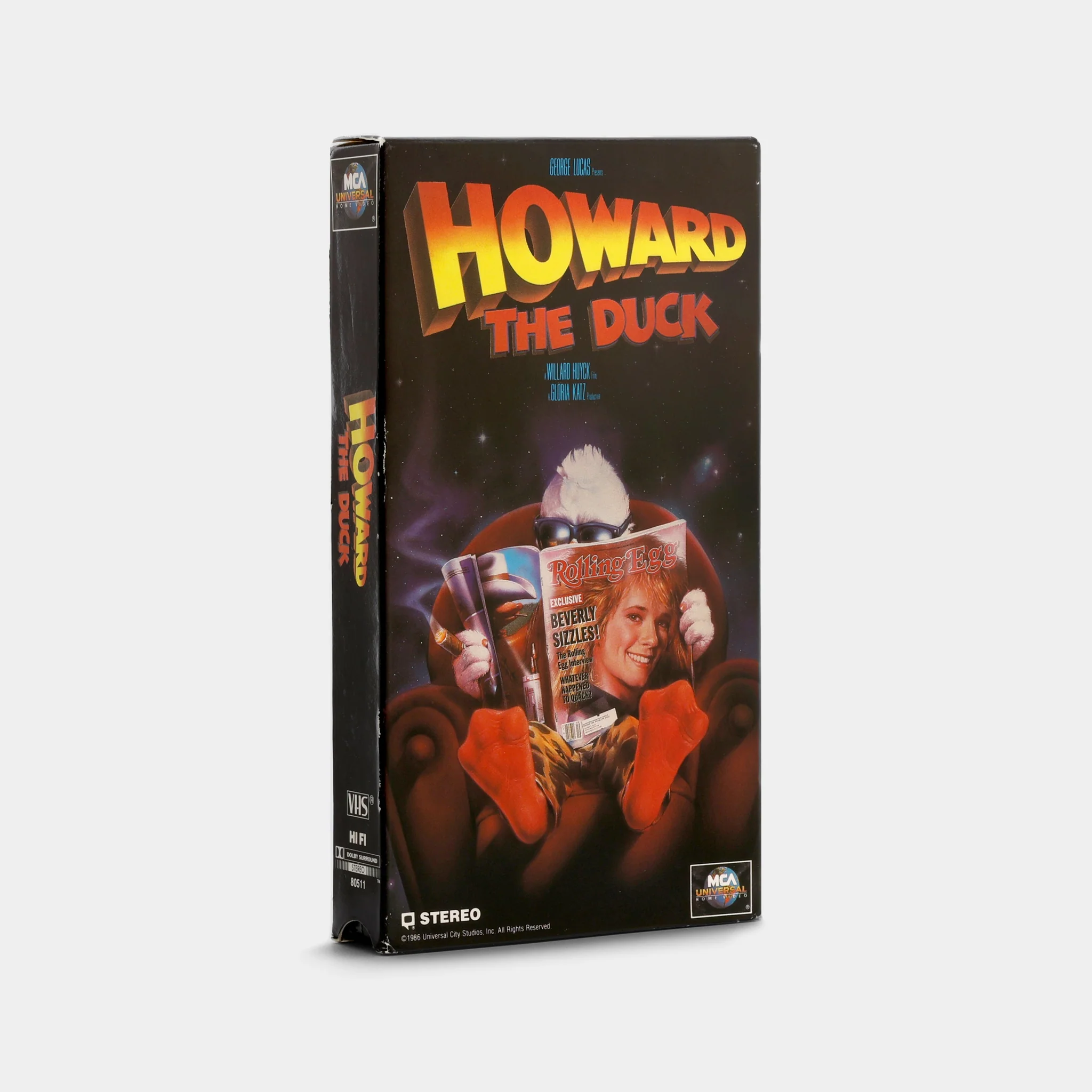 A Howard the Duck VHS tape